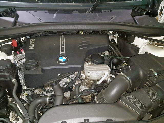 WBAVL1C57EVY14969 - 2014 BMW X1 XDRIVE2 WHITE photo 7