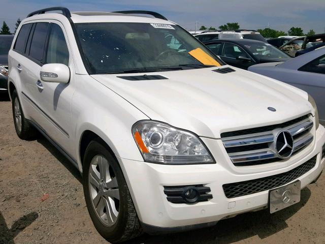 4JGBF71E47A251274 - 2007 MERCEDES-BENZ GL 450 4MA WHITE photo 1