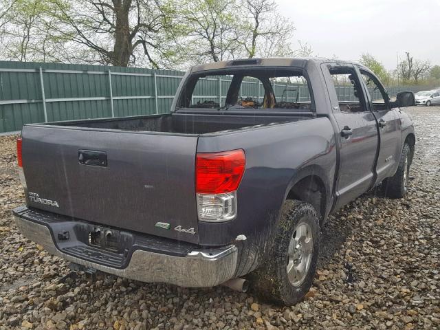 5TFDW5F1XCX269048 - 2012 TOYOTA TUNDRA CRE GRAY photo 4