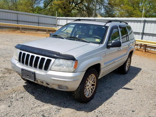 1J4GW58N23C531630 - 2003 JEEP GRAND CHER SILVER photo 2