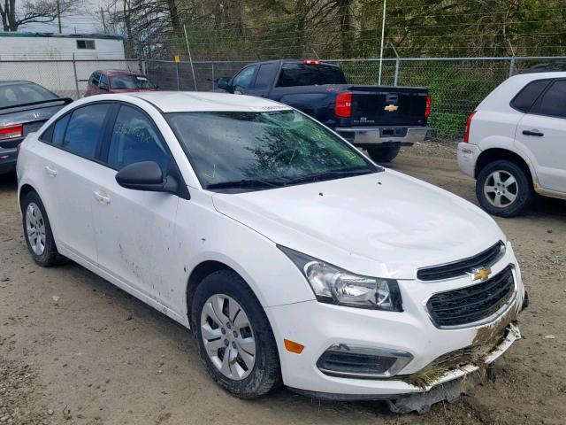 1G1P15SHXF7186473 - 2015 CHEVROLET CRUZE L WHITE photo 1