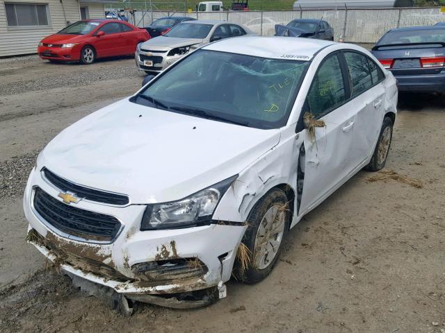 1G1P15SHXF7186473 - 2015 CHEVROLET CRUZE L WHITE photo 9