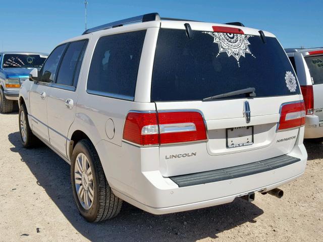 5LMJJ2H53DEL00470 - 2013 LINCOLN NAVIGATOR 白色 照片 3