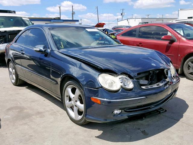 WDBTJ65J15F159174 - 2005 MERCEDES-BENZ CLK 320C BLUE photo 1