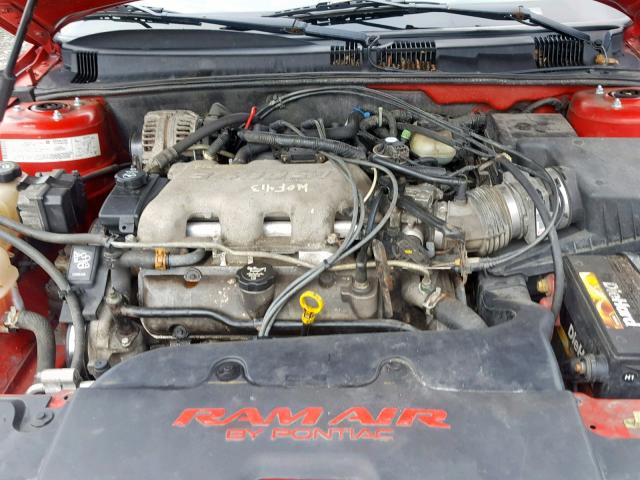 1G2NW52E44C127269 - 2004 PONTIAC GRAND AM G RED photo 7