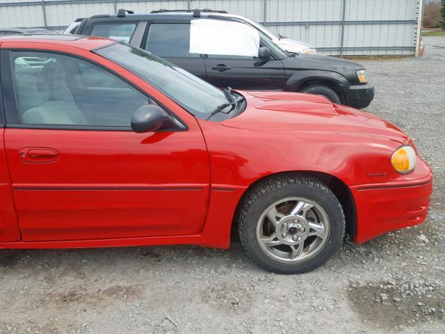 1G2NW52E44C127269 - 2004 PONTIAC GRAND AM G RED photo 9