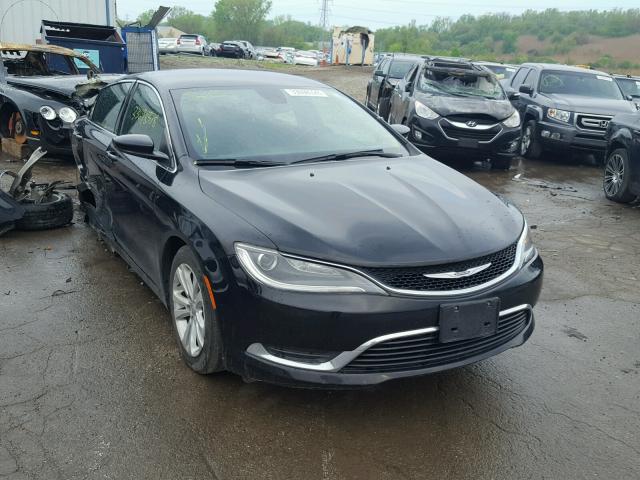 1C3CCCAB5FN724451 - 2015 CHRYSLER 200 LIMITE BLACK photo 1