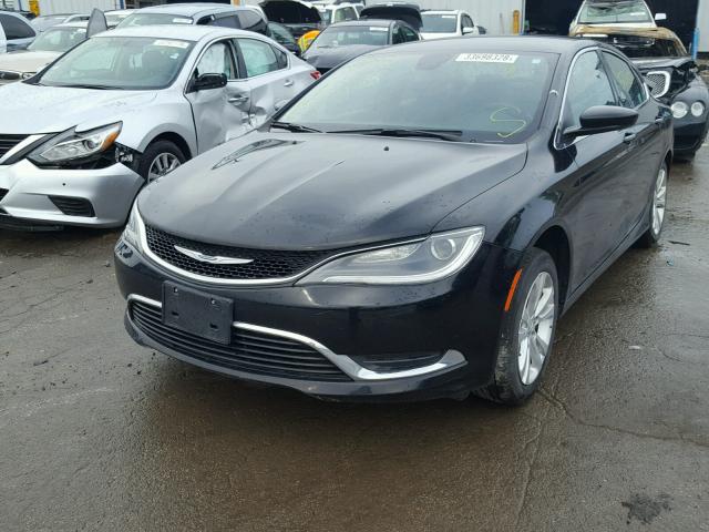 1C3CCCAB5FN724451 - 2015 CHRYSLER 200 LIMITE BLACK photo 2