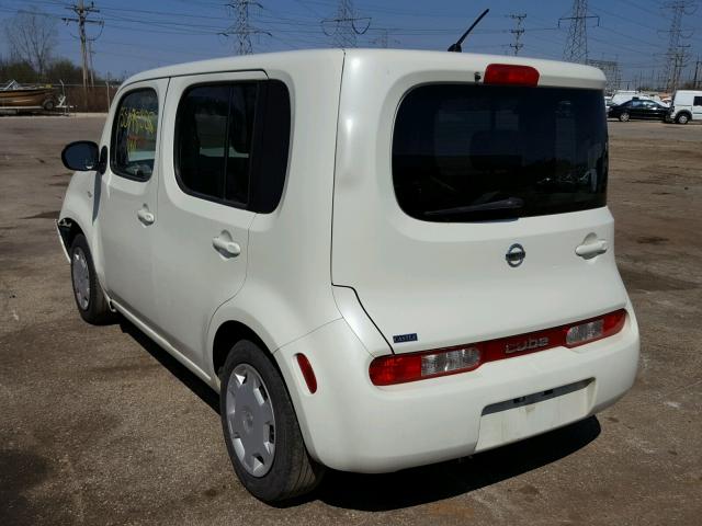 JN8AZ2KR3AT169659 - 2010 NISSAN CUBE BASE WHITE photo 3