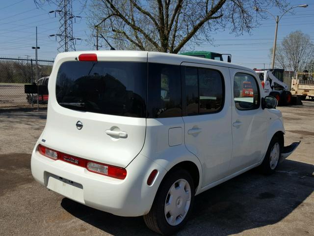 JN8AZ2KR3AT169659 - 2010 NISSAN CUBE BASE WHITE photo 4