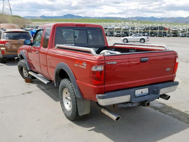 1FTZR45E15PA07949 - 2005 FORD RANGER SUP RED photo 3