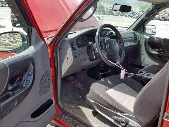 1FTZR45E15PA07949 - 2005 FORD RANGER SUP RED photo 9