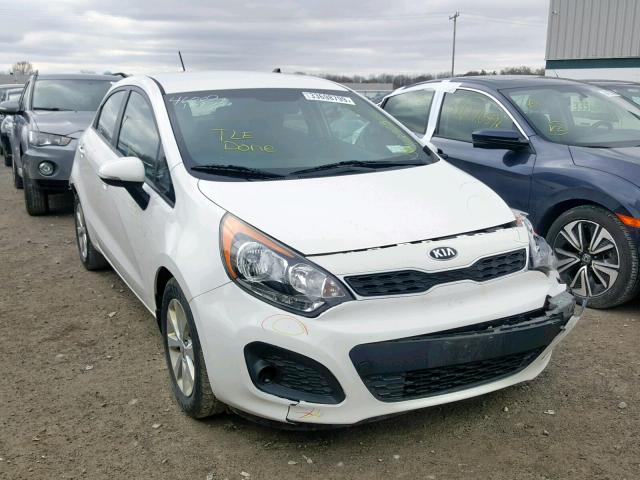 KNADN5A30F6499832 - 2015 KIA RIO EX WHITE photo 1