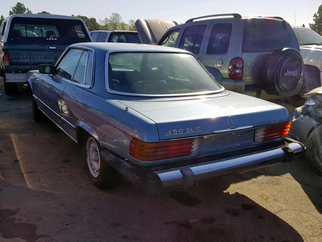 10702412012420 - 1976 MERCEDES-BENZ 450SLC SILVER photo 3