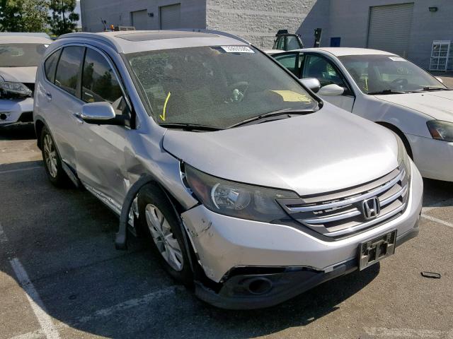 2HKRM3H74DH505899 - 2013 HONDA CR-V EXL SILVER photo 1