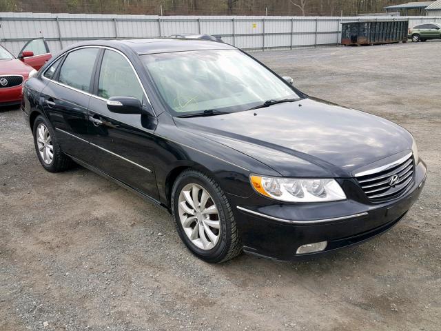 KMHFC46F47A178935 - 2007 HYUNDAI AZERA SE BLACK photo 1