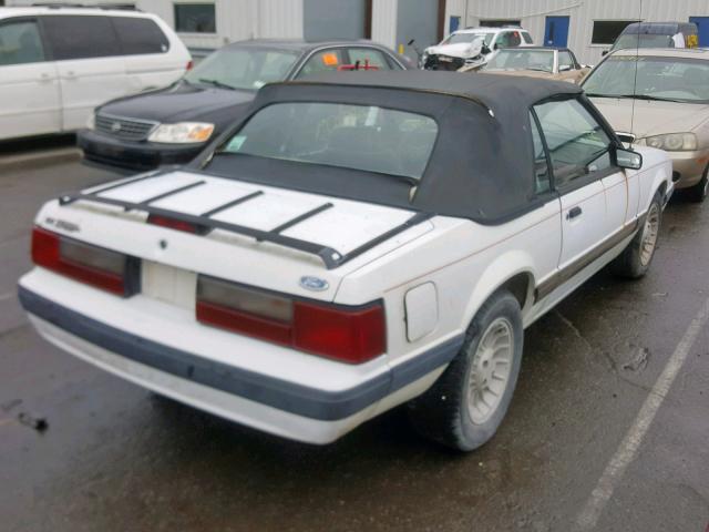 1FABP44A4JF127742 - 1988 FORD MUSTANG LX WHITE photo 4