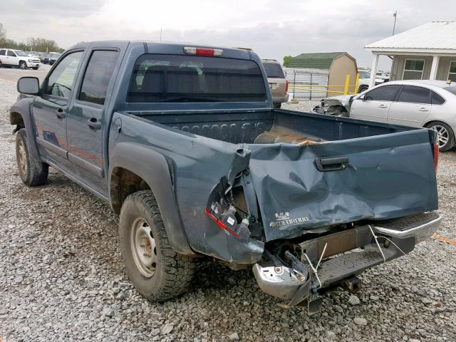 1GCDT136268201410 - 2006 CHEVROLET COLORADO BLUE photo 3