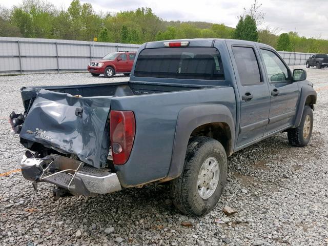 1GCDT136268201410 - 2006 CHEVROLET COLORADO BLUE photo 4