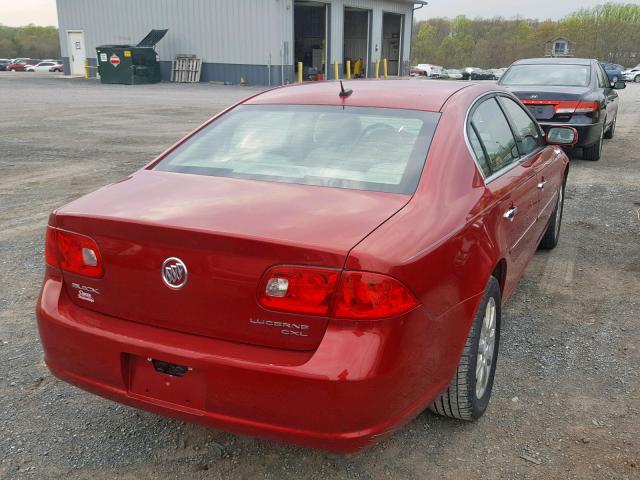 1G4HD57248U190445 - 2008 BUICK LUCERNE CX BURGUNDY photo 4