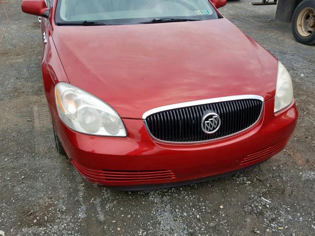 1G4HD57248U190445 - 2008 BUICK LUCERNE CX BURGUNDY photo 9