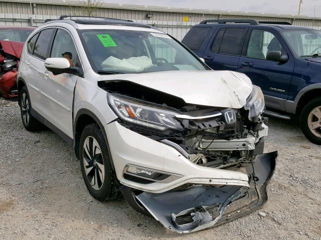 5J6RM4H98GL025317 - 2016 HONDA CR-V TOURI WHITE photo 1