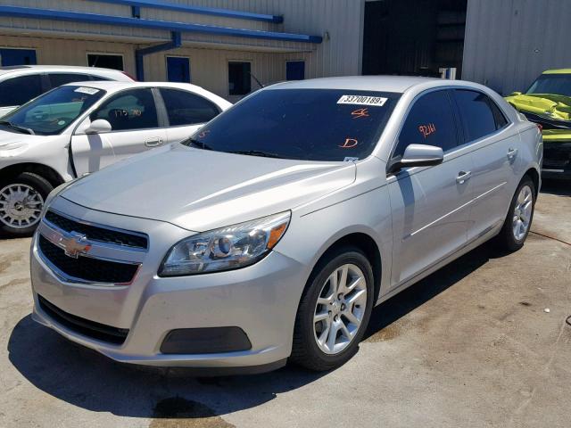 1G11D5SR2DF150916 - 2013 CHEVROLET MALIBU 1LT SILVER photo 2