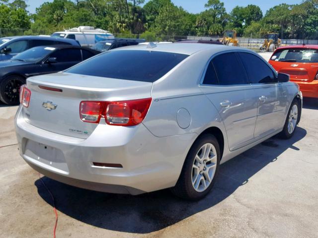 1G11D5SR2DF150916 - 2013 CHEVROLET MALIBU 1LT SILVER photo 4