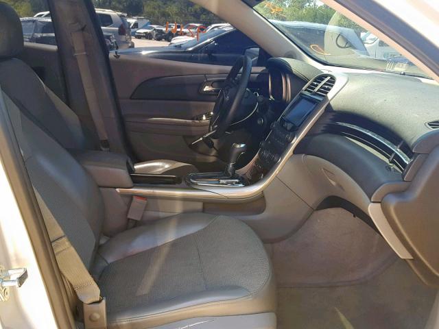 1G11D5SR2DF150916 - 2013 CHEVROLET MALIBU 1LT SILVER photo 5