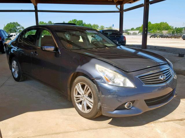 JN1CV6AR4AM251308 - 2010 INFINITI G37 BLUE photo 1