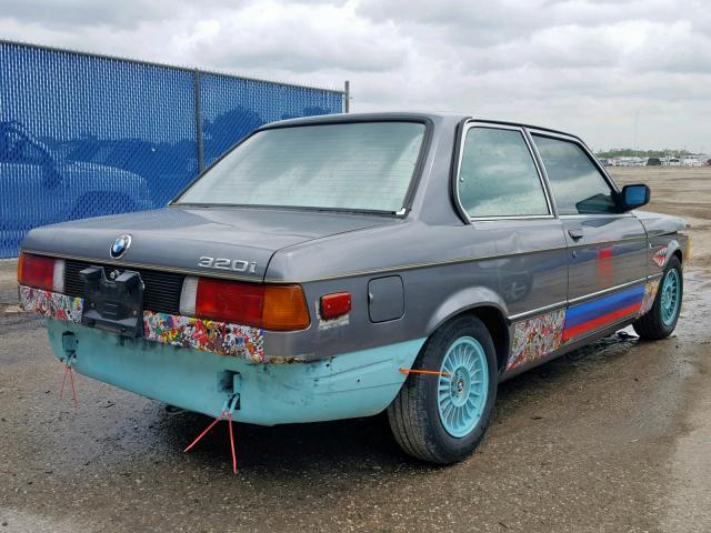 WBAAG4300B8062146 - 1981 BMW 320 I AUTO GRAY photo 4