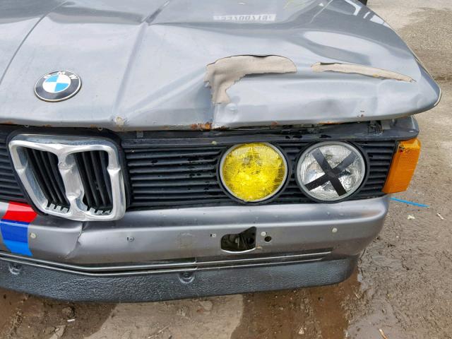 WBAAG4300B8062146 - 1981 BMW 320 I AUTO GRAY photo 9