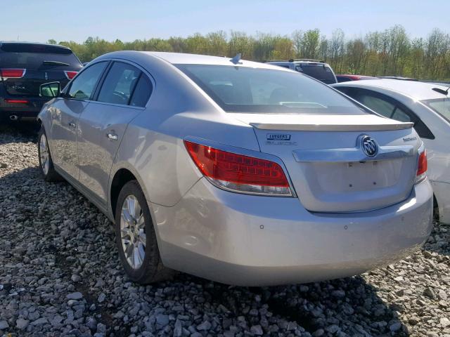 1G4GD5ER3CF351196 - 2012 BUICK LACROSSE P SILVER photo 3