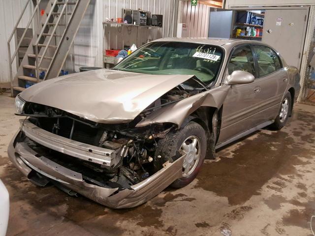 1G4HR54K91U282453 - 2001 BUICK LESABRE LI BROWN photo 2