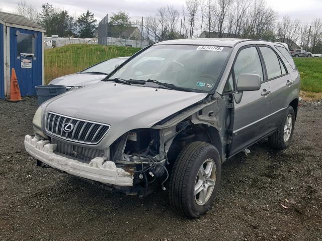 JTJHF10U320250049 - 2002 LEXUS RX 300 GRAY photo 2