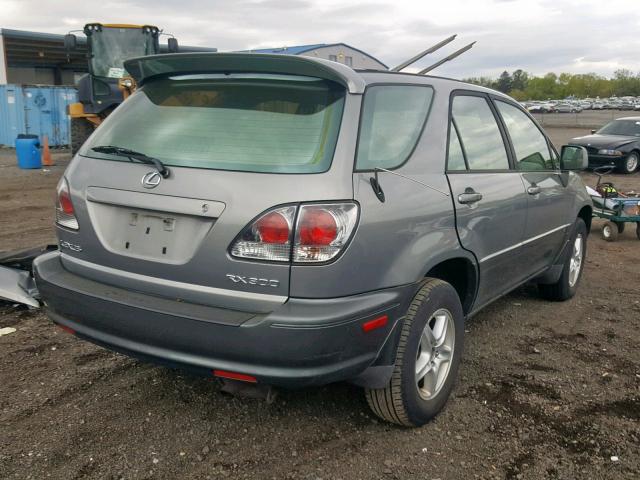 JTJHF10U320250049 - 2002 LEXUS RX 300 GRAY photo 4