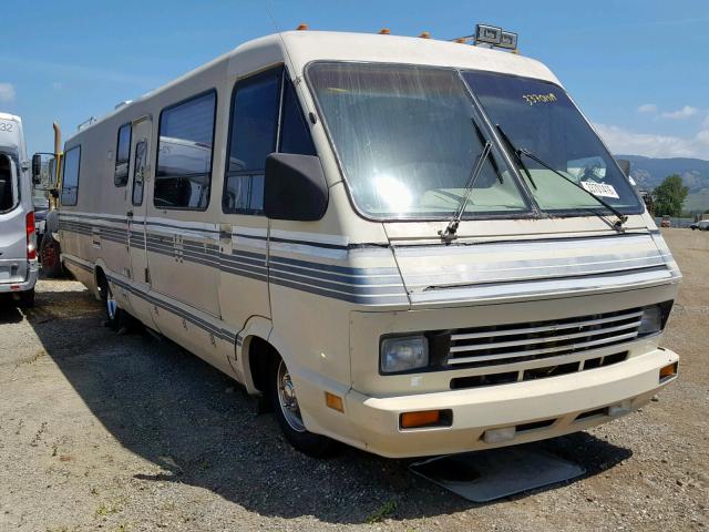 1GBKP37WXK3311120 - 1989 WNBG MOTORHOME TAN photo 1