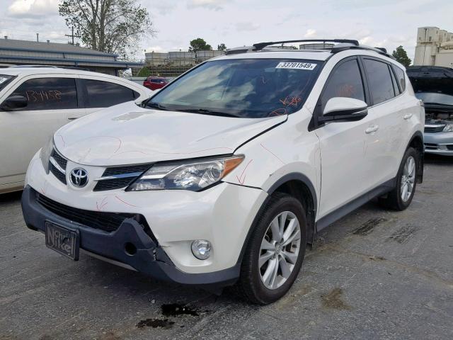 2T3DFREV0DW051766 - 2013 TOYOTA RAV4 LIMIT WHITE photo 2