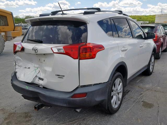 2T3DFREV0DW051766 - 2013 TOYOTA RAV4 LIMIT WHITE photo 4