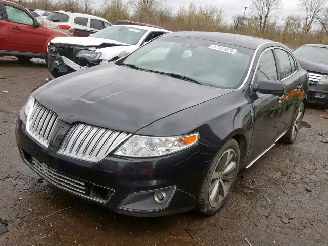 1LNHM94R89G606909 - 2009 LINCOLN MKS BLACK photo 2