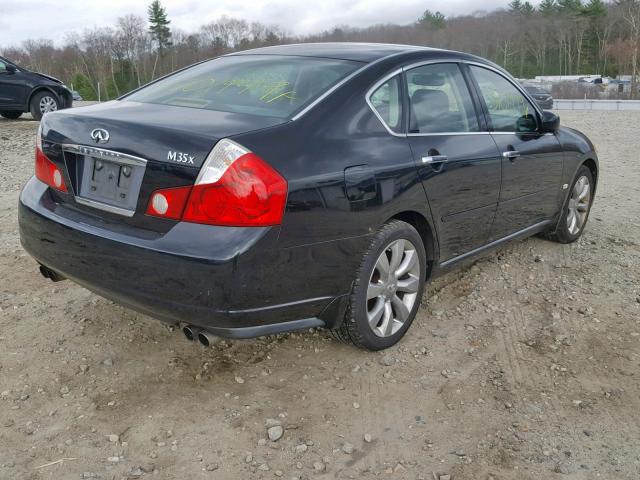 JNKAY01F97M450263 - 2007 INFINITI M35 BASE BLACK photo 4