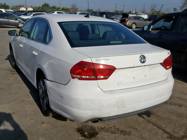 1VWAT7A34EC060430 - 2014 VOLKSWAGEN PASSAT S WHITE photo 3