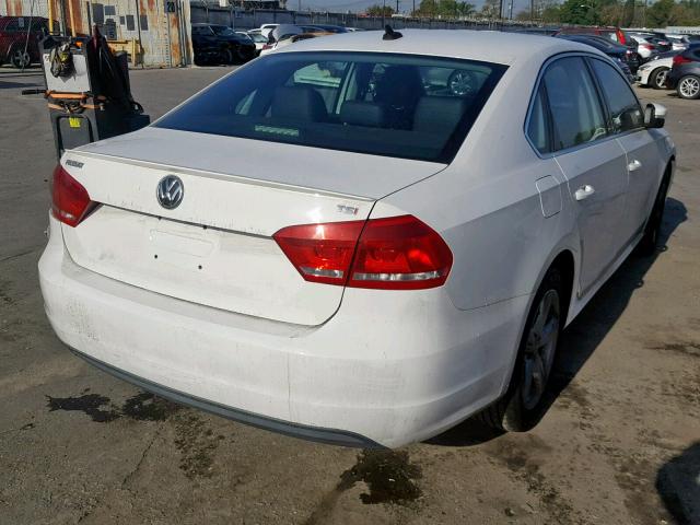 1VWAT7A34EC060430 - 2014 VOLKSWAGEN PASSAT S WHITE photo 4