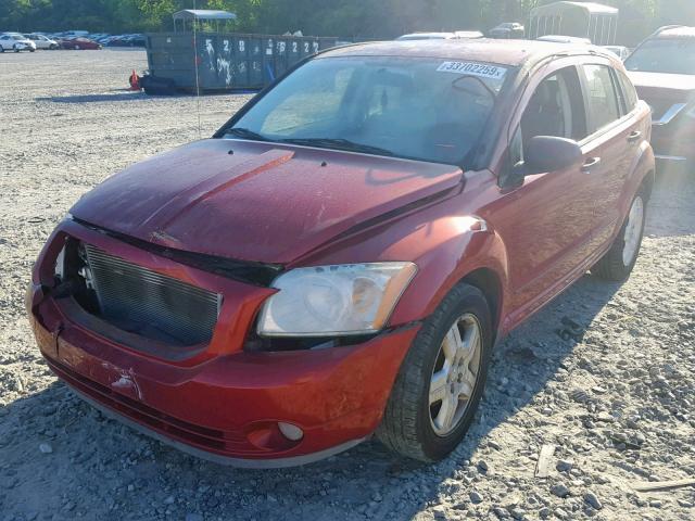 1B3HB48B07D588982 - 2007 DODGE CALIBER SX RED photo 2