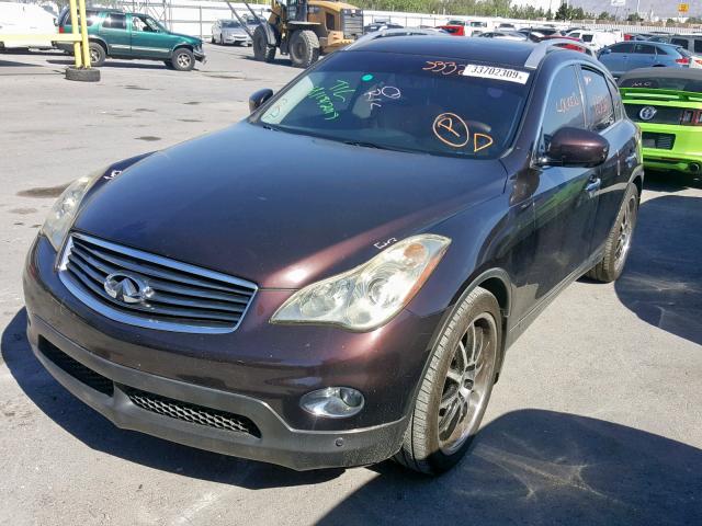 JN1AJ0HP0AM701430 - 2010 INFINITI EX35 BASE BROWN photo 2