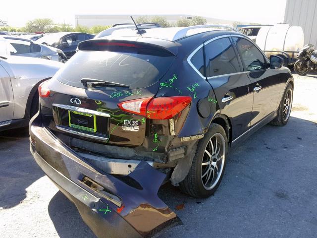 JN1AJ0HP0AM701430 - 2010 INFINITI EX35 BASE BROWN photo 4