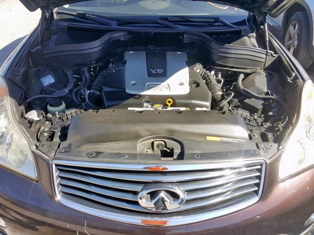 JN1AJ0HP0AM701430 - 2010 INFINITI EX35 BASE BROWN photo 7