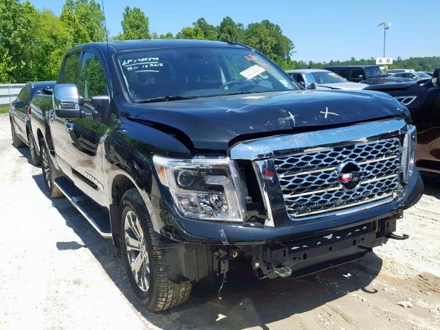 1N6AA1E68JN546387 - 2018 NISSAN TITAN SV BLACK photo 1