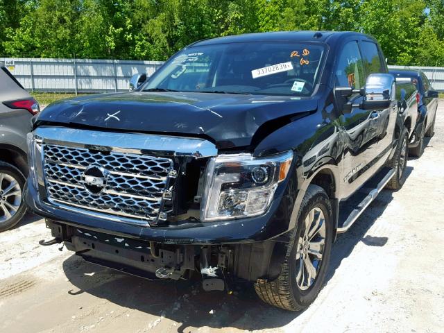 1N6AA1E68JN546387 - 2018 NISSAN TITAN SV BLACK photo 2