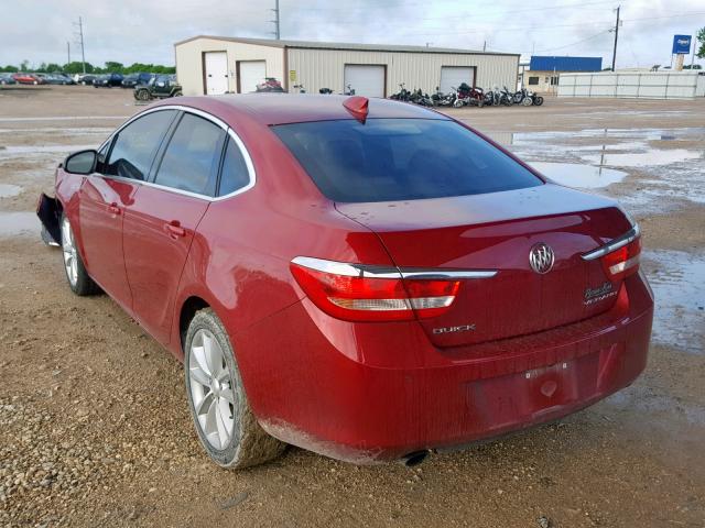 1G4PR5SK8F4143260 - 2015 BUICK VERANO CON BURGUNDY photo 3